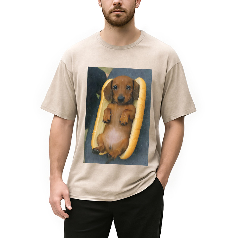 Tokyocanvas Real Hot Dog Washed T-Shirt