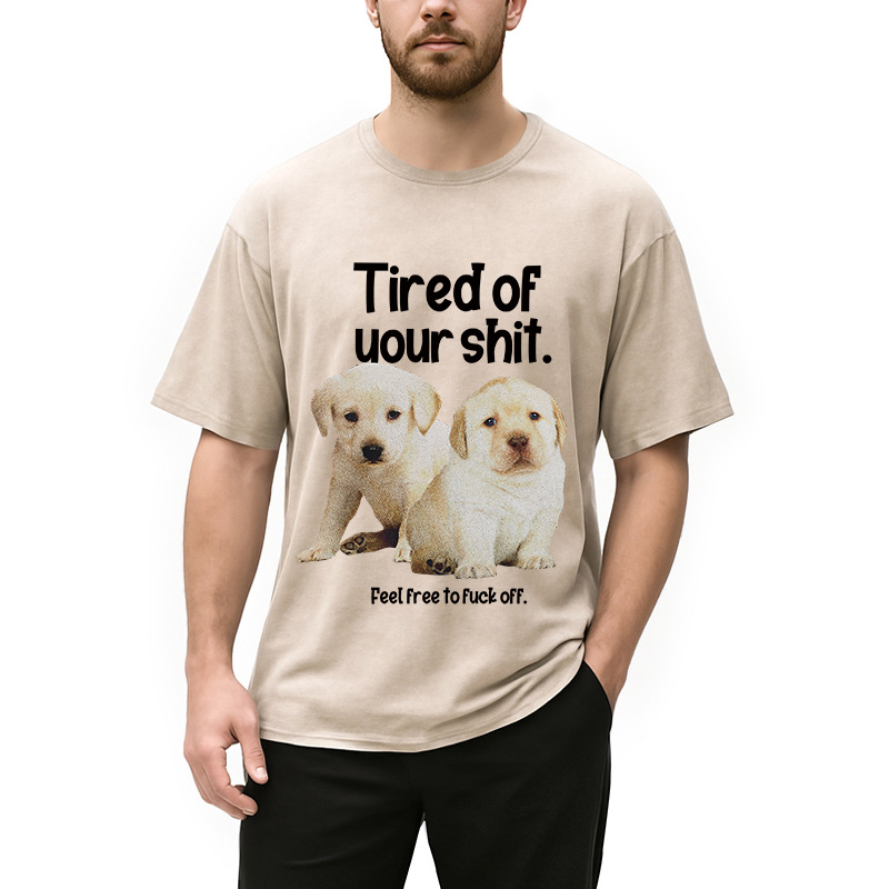 Tokyocanvas Tired of Your Shit Washed T-Shirt