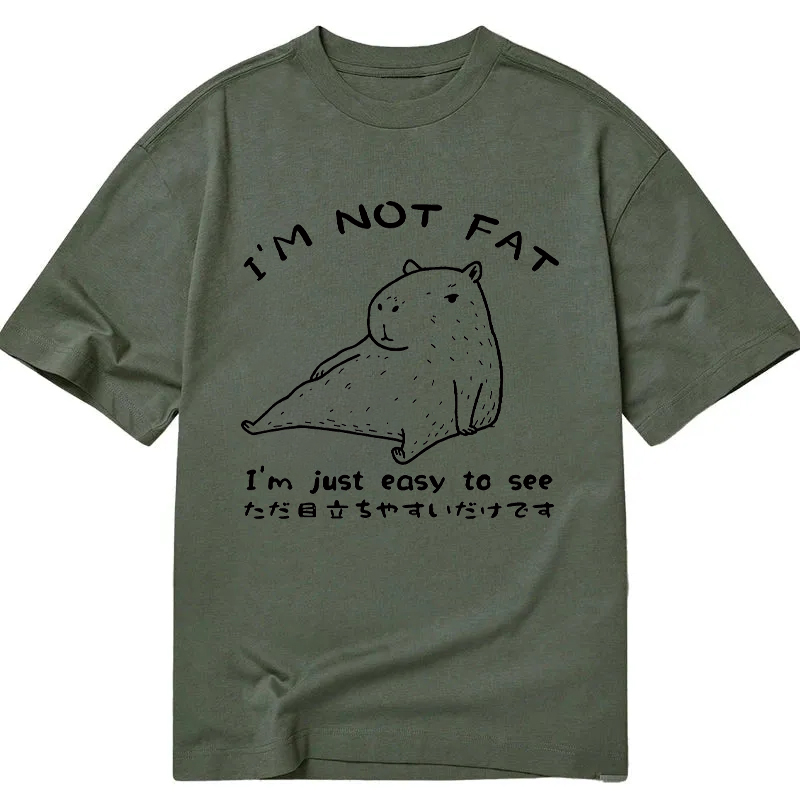 Tokyocanvas Capybara Fat Just Easy to See Classic T-Shirt