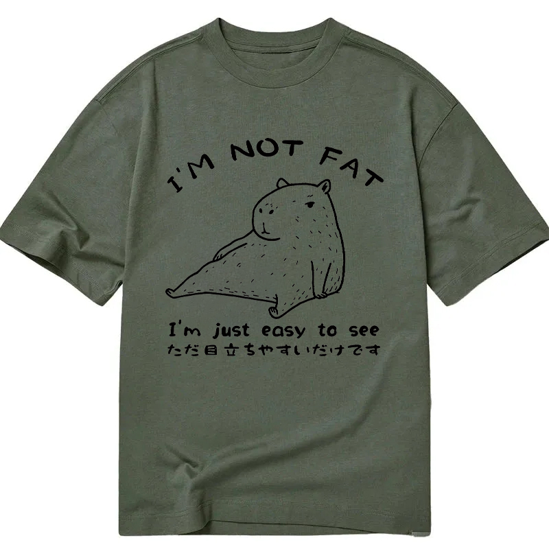 Tokyocanvas Capybara Fat Just Easy to See Classic T-Shirt