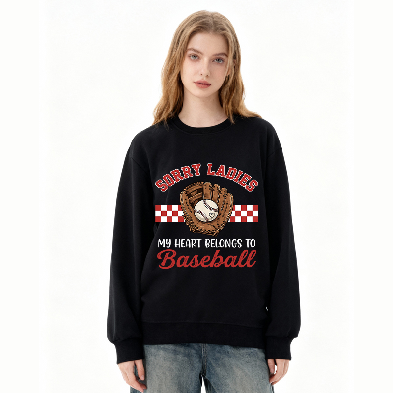 Tokyocanvas Funny Baseball Valentine Classic Sweatshirt