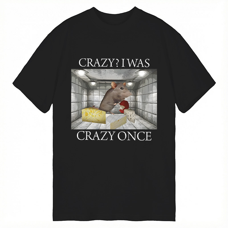 Tokyocanvas Crazy Rat Meme Classic T-Shirt