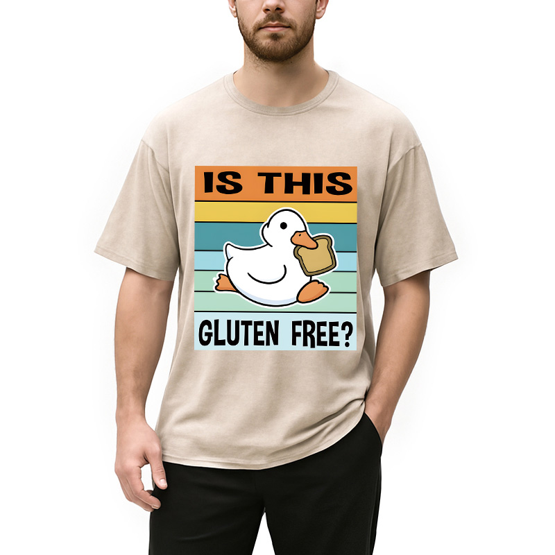 Tokyocanvas Is This Gluten Free Meme Washed T-Shirt