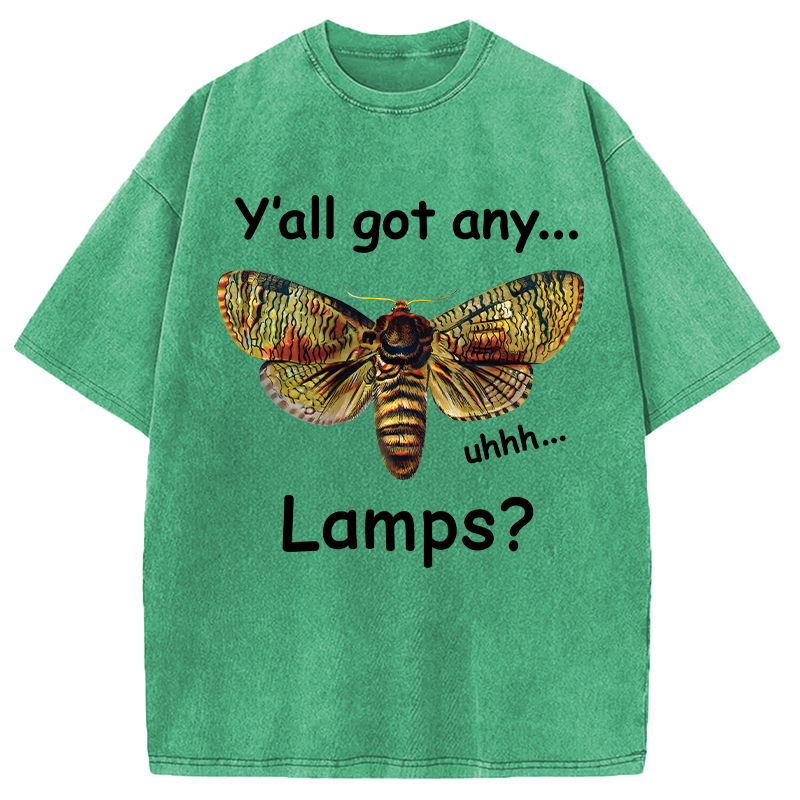 Tokyocanvas Yall Got Any Lamps Moth Washed T-Shirt