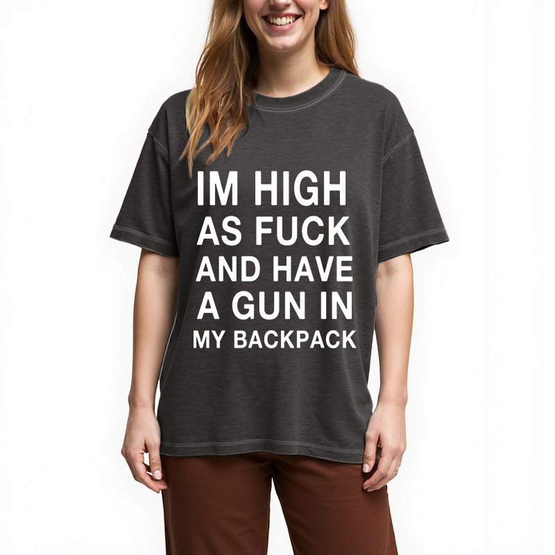 Tokyocanvas Im High Gradient Washed T-Shirt