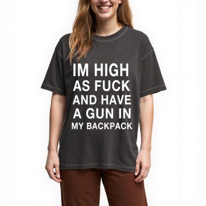 Tokyocanvas Im High Gradient Washed T-Shirt