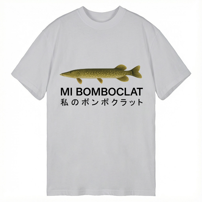Tokyocanvas Mi Bomboclat Fish Meme Classic T-Shirt