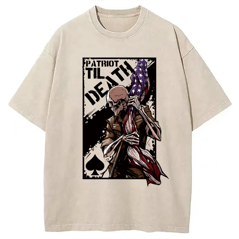 Tokyocanvas Patriot Til Death Washed T-Shirt