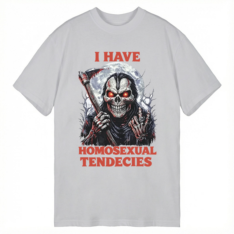 Tokyocanvas I Have Homosexual Tendencies Funny Werewolf Meme Classic T-Shirt