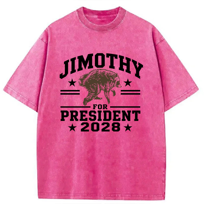 Tokyocanvas Jimothy for President Washed T-Shirt