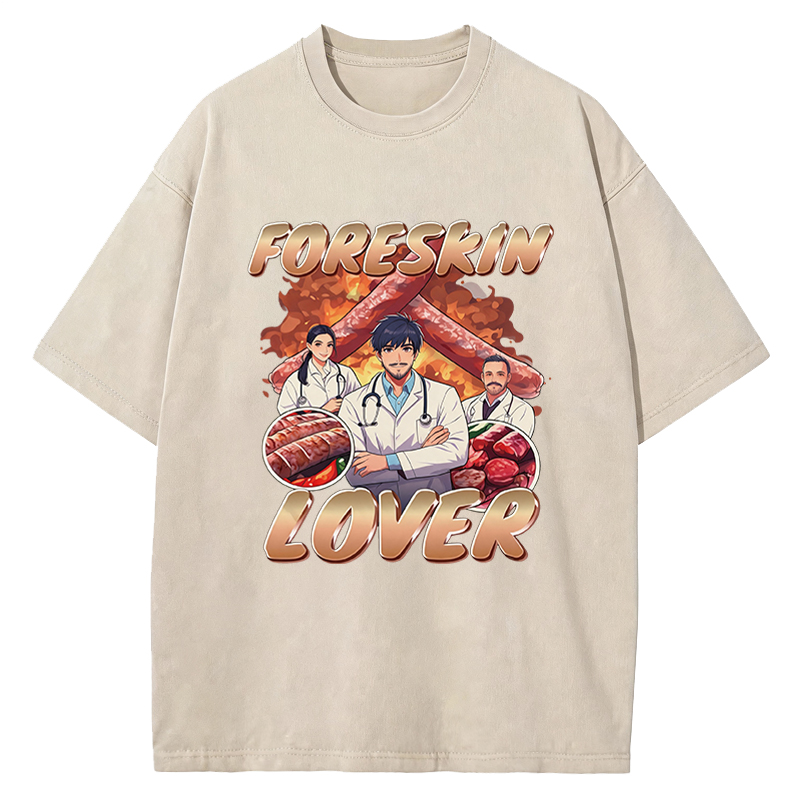 Tokyocanvas Foreskin Lover Washed T-Shirt