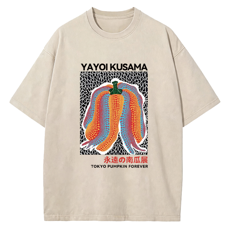 Tokyocanvas TOKYO PUMPKIN FOREVER Washed T-Shirt