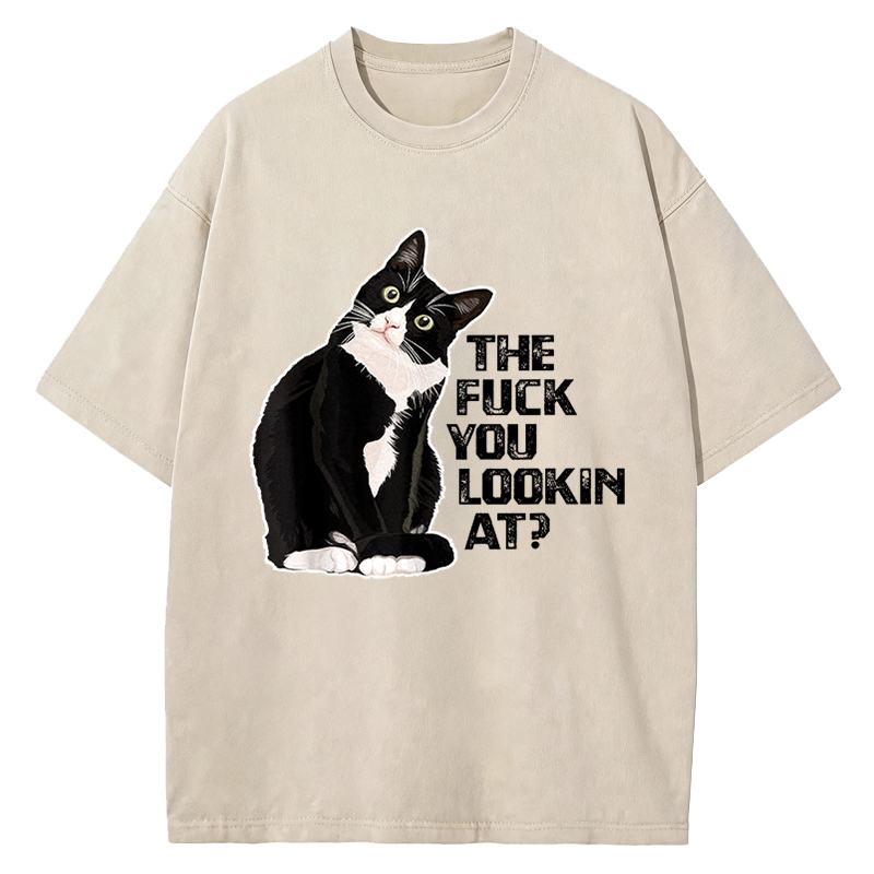 Tokyocanvas The F**k You Lookin at Washed T-Shirt