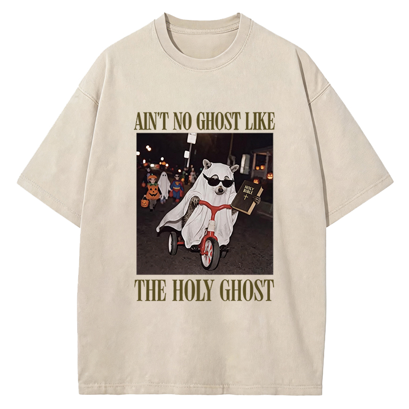 Tokyocanvas Holy Ghost Shirt Fall Christian Apparel Washed T-Shirt