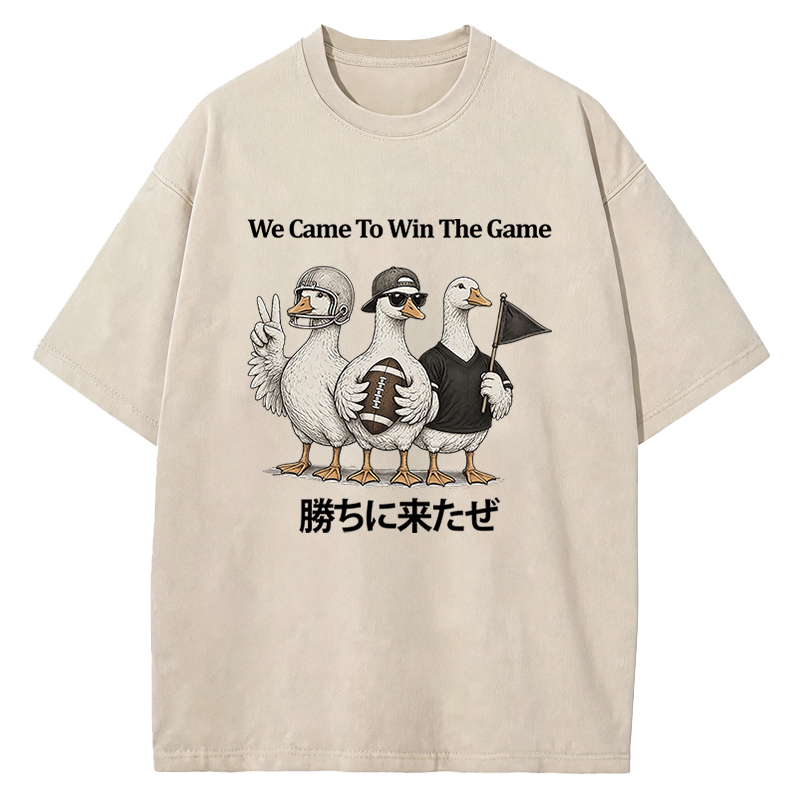 Tokyocanvas Football Goose Washed T-Shirt