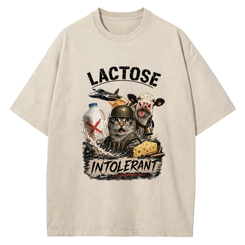 Tokyocanvas Dairy Is My Enemy Washed T-Shirt