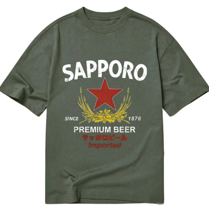 Tokyocanvas Sapporo Beer Essential Classic T-Shirt