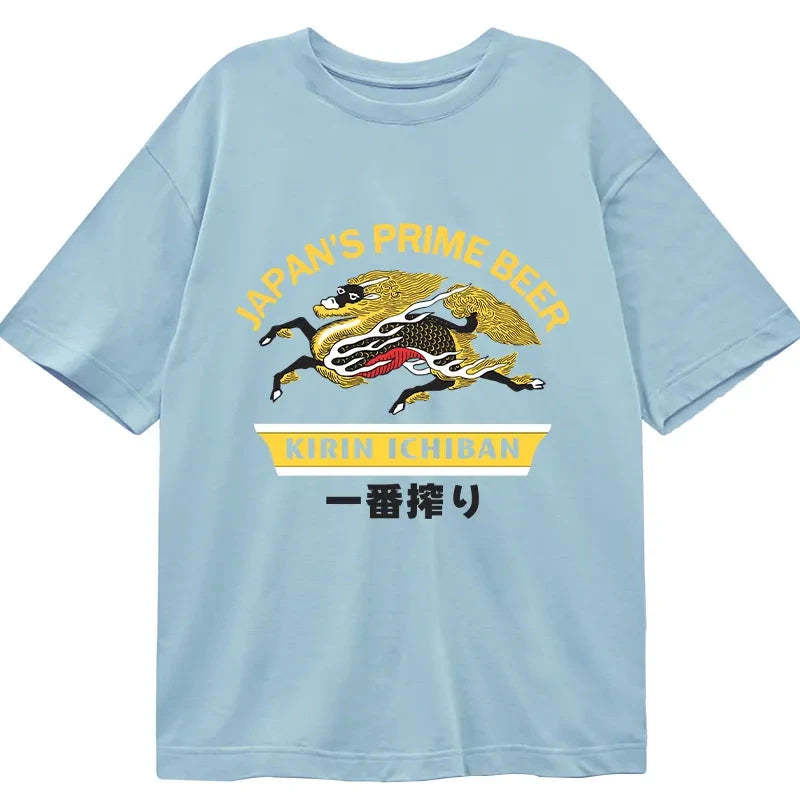 Tokyocanvas Kirin Ichiban Beer Logo Japanese Classic T-Shirt