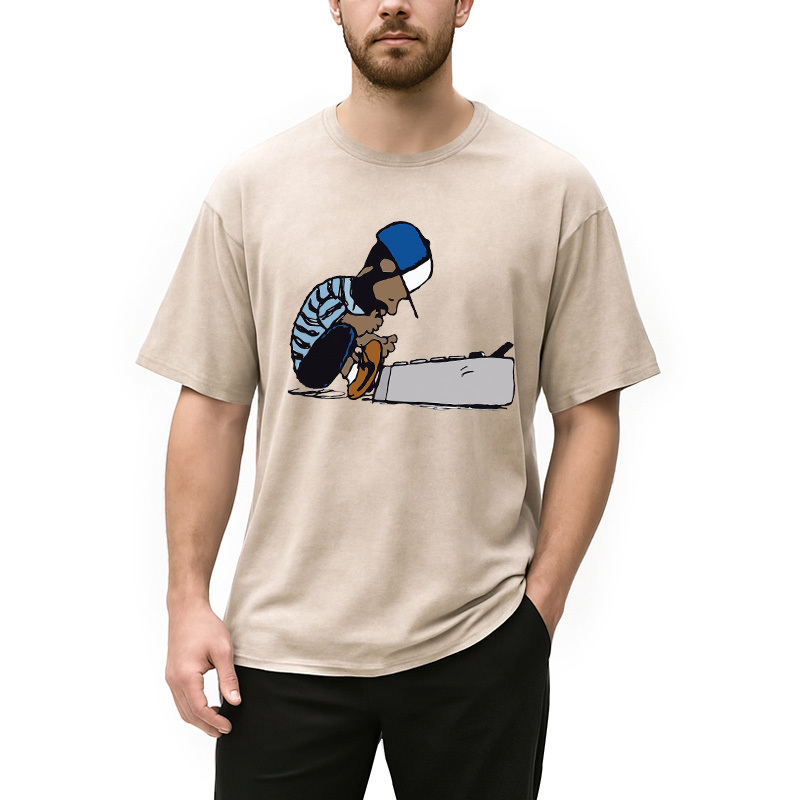 Tokyocanvas J Dilla Design Washed T-Shirt