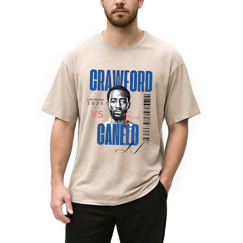 Tokyocanvas Terence Crawford Boxer Washed T-Shirt