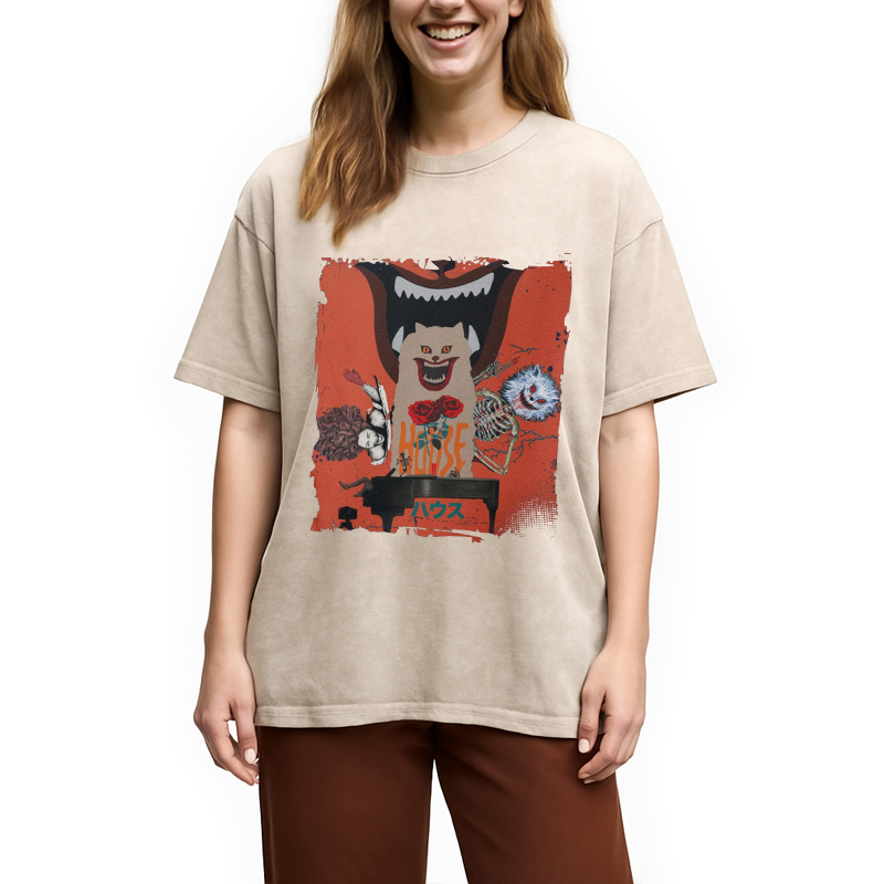 Tokyocanvas House Movie 1977 Washed T-Shirt