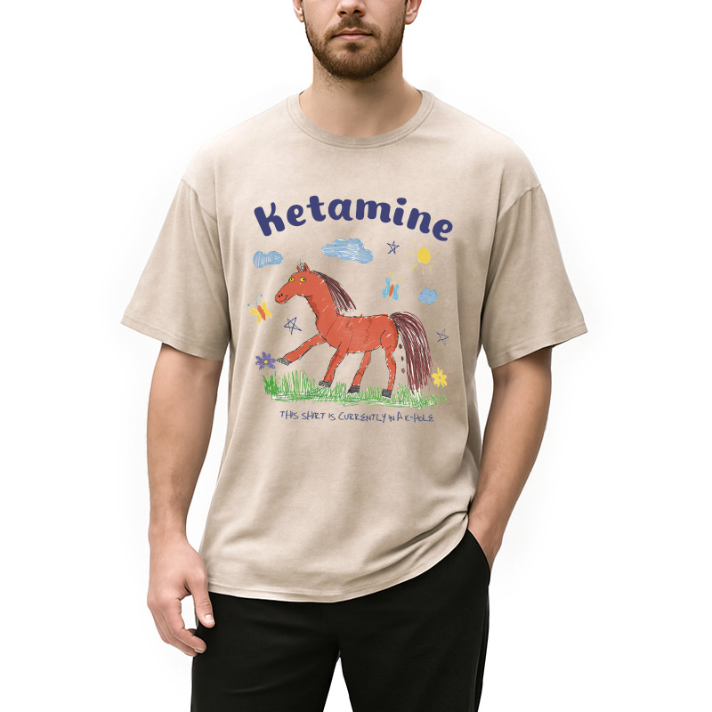 Tokyocanvas I Do Ketamine Washed T-Shirt