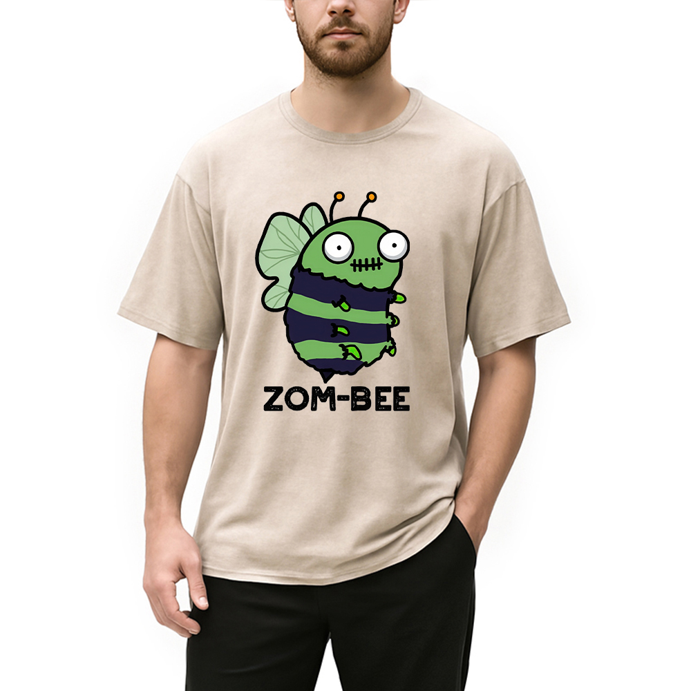 Tokyocanvas Zom-bee Boy Washed T-Shirt