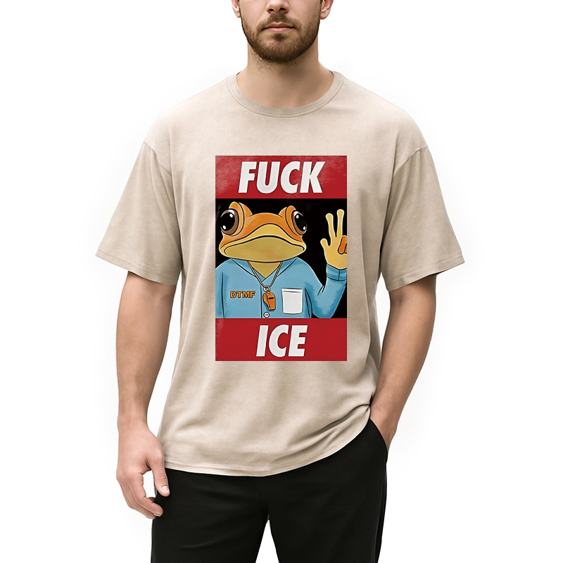 Tokyocanvas Sapo Concho Fu*k Ice Washed T-Shirt