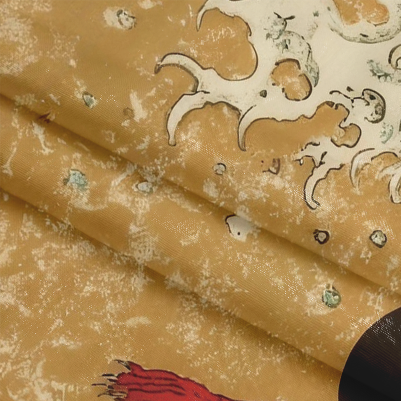 Tokyocanvas Demon Surfing Long Sleeve Graphic Print T-Shirt