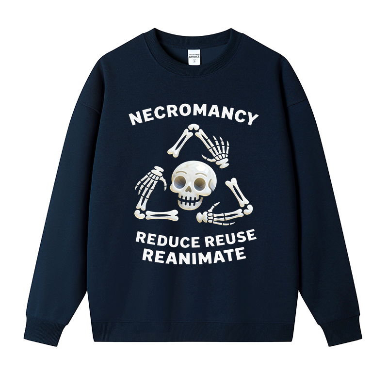 Tokyocanvas 3R Skeleton Fleece Lined Sweatshirt