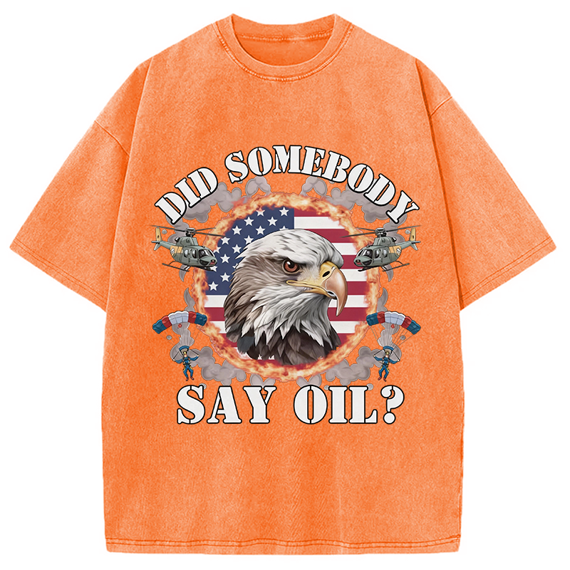 Tokyocanvas Cringey USA Meme Washed T-Shirt