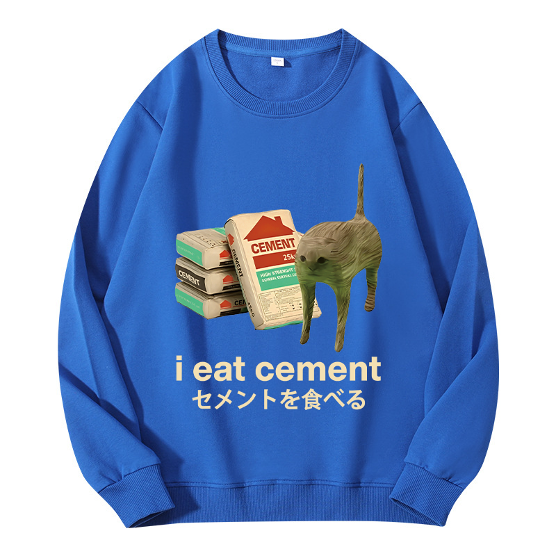Tokyocanvas I Eat Cement Classic Sweatshirt