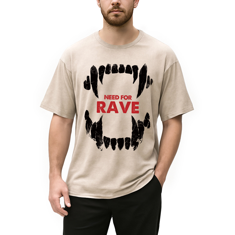 Tokyocanvas Vampiric Fang Washed T-Shirt