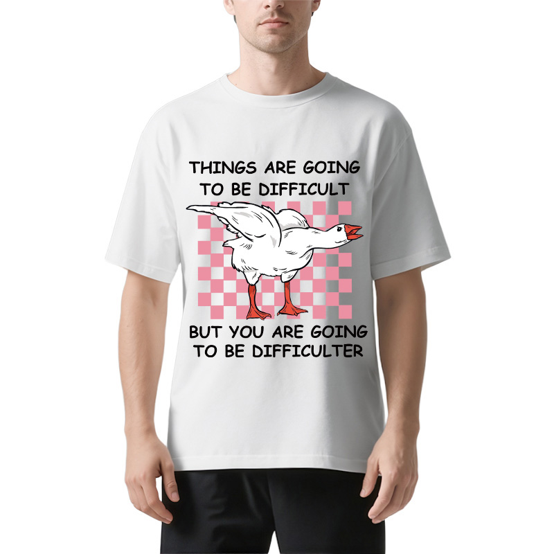 Tokyocanvas Things Are Going To Be Difficult Classic T-Shirt