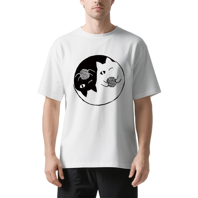 Tokyocanvas Yin Yarn Cat Classic T-Shirt