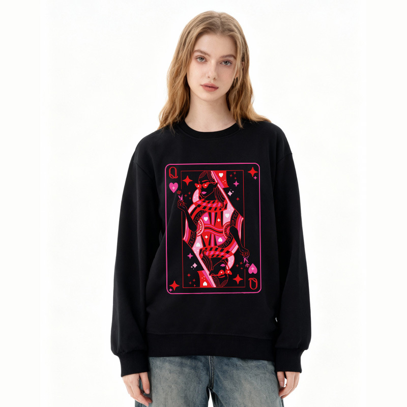 Tokyocanvas Queen of Hearts Valentine Classic Sweatshirt