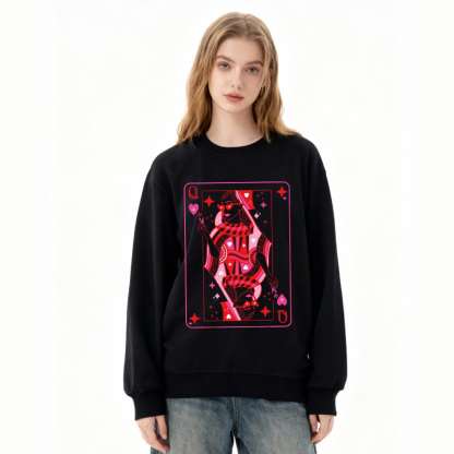 Tokyocanvas Queen of Hearts Valentine Classic Sweatshirt