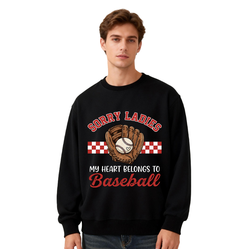 Tokyocanvas Funny Baseball Valentine Classic Sweatshirt