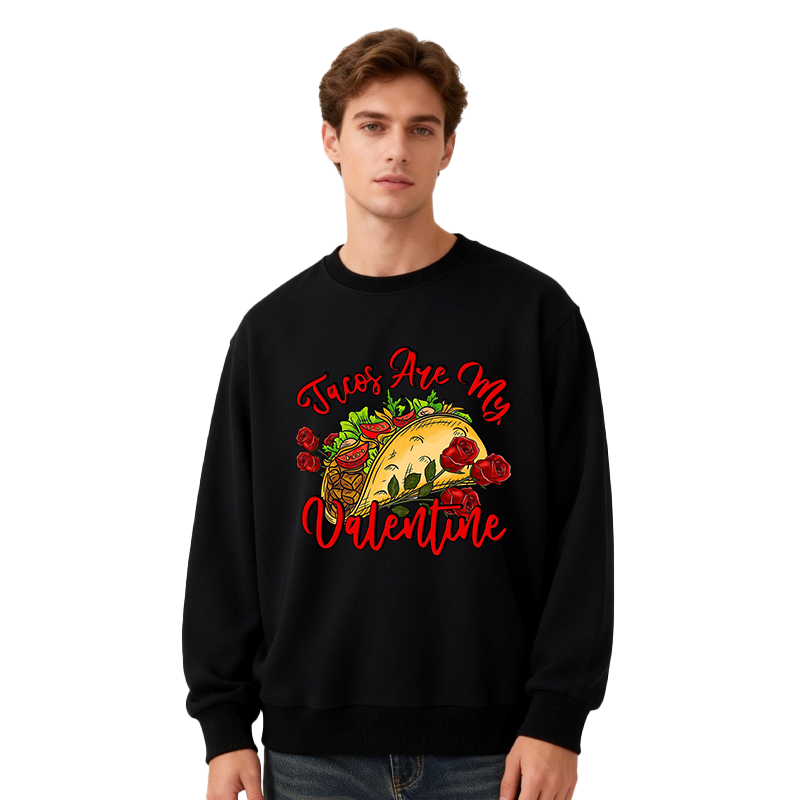 Tokyocanvas Tacos Are My Valentine Classic Sweatshirt