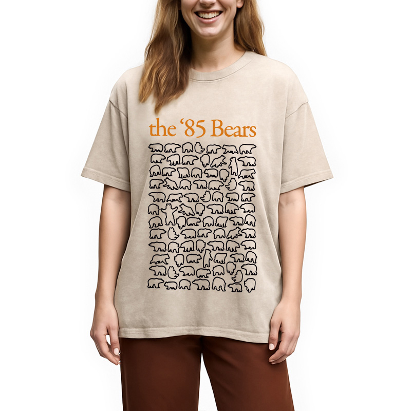 Tokyocanvas 85 Bears Washed T-Shirt