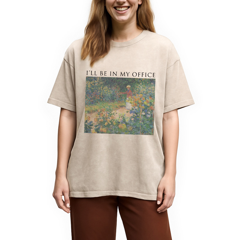 Tokyocanvas I'll Be In My Office Washed T-Shirt