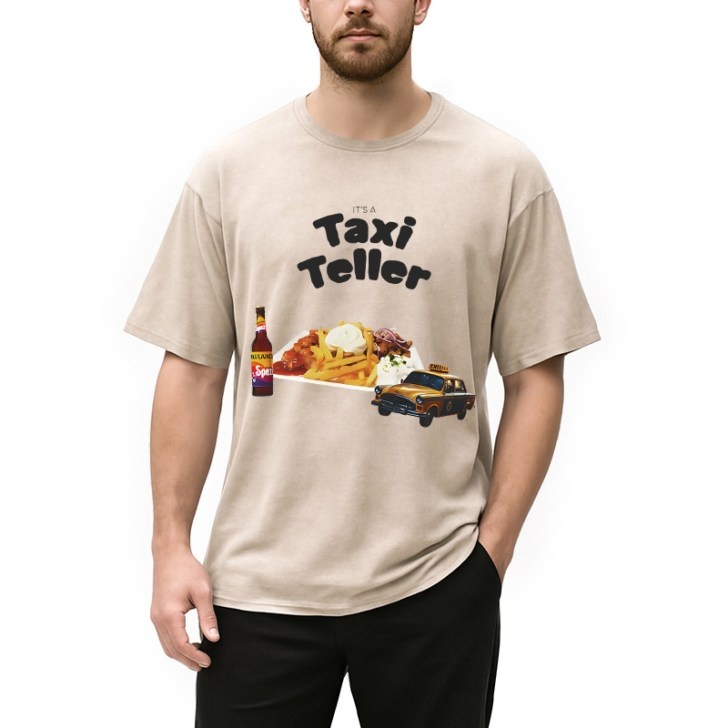 Tokyocanvas It's a Taxi Teller Washed T-Shirt