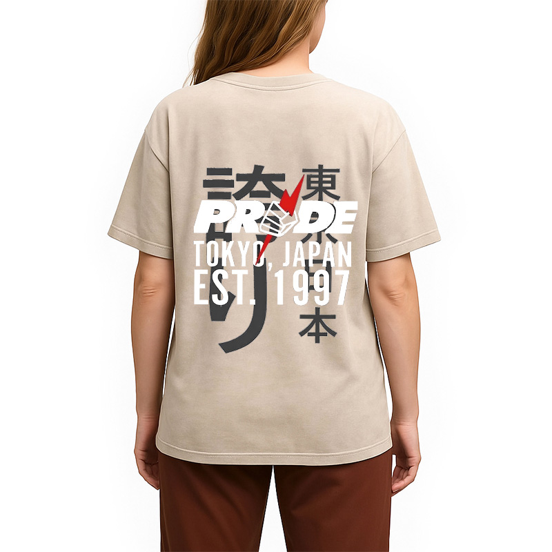 Tokyocanvas Pride FC Tokyo Japan Back Washed T-Shirt