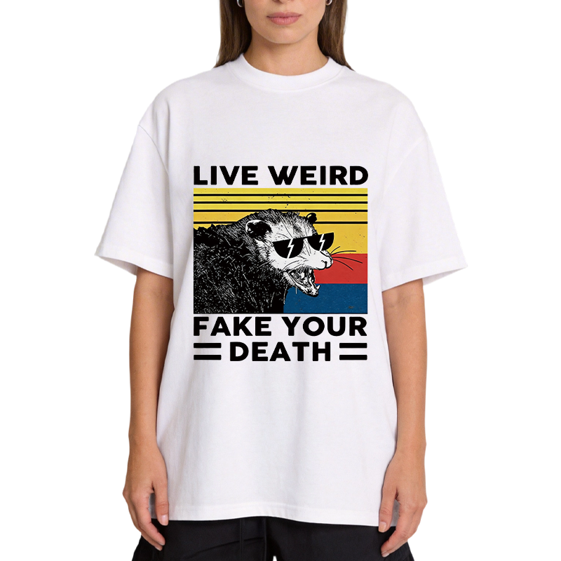 Tokyocanvas Live Weird Fake Your Death Possum Classic T-Shirt