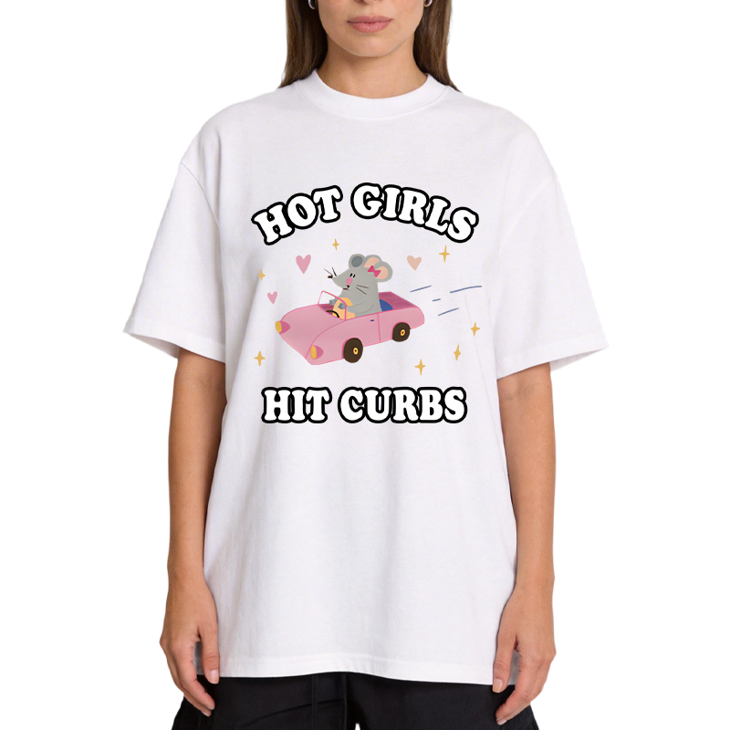 Tokyocanvas Hot Girls Hit Curbs Classic T-Shirt