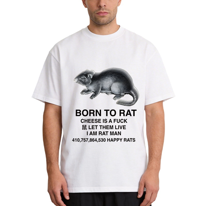 Tokyocanvas Born To Rat Meme Classic T-Shirt