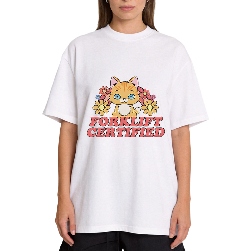Tokyocanvas Forklift Certified Cat Meme Classic T-Shirt