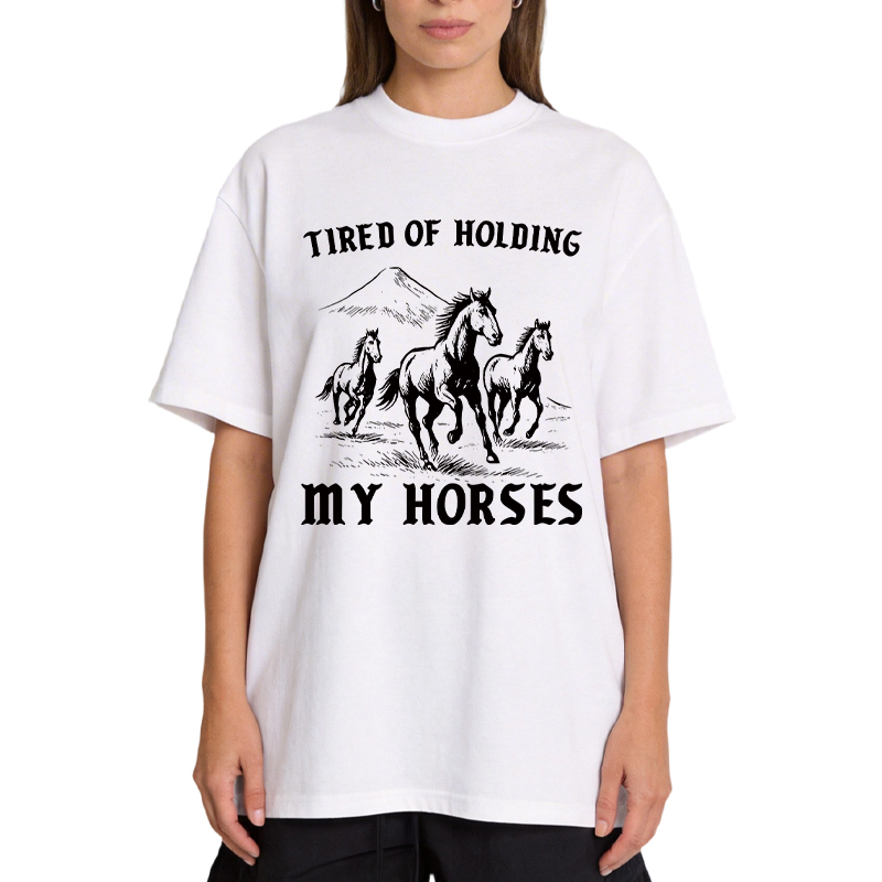 Tokyocanvas Tired Of Holding My Horses Classic T-Shirt