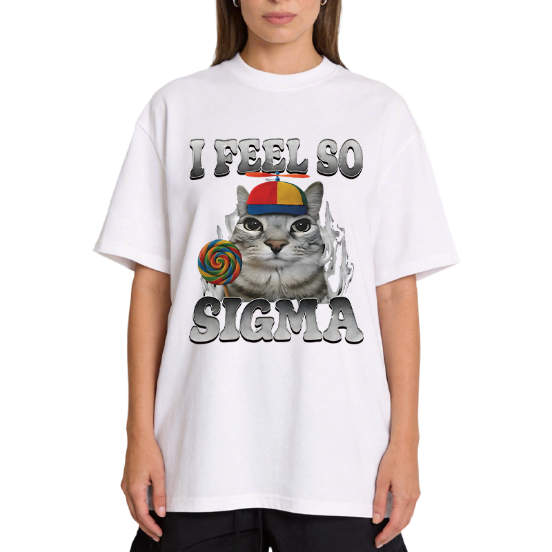 Tokyocanvas I Feel So Sigma Funny Cat Meme Classic T-Shirt