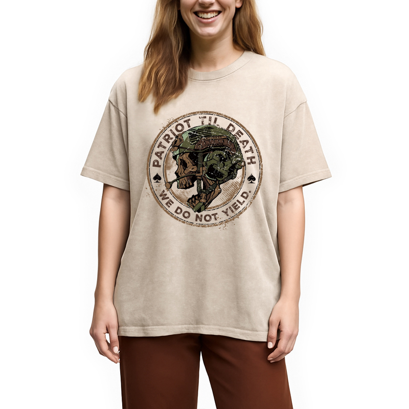 Tokyocanvas Patriot Seal Washed T-Shirt